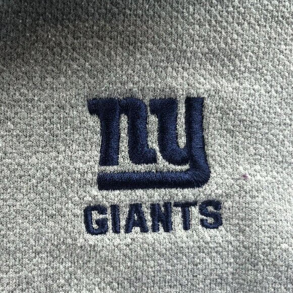 NFL Mens NY Giants Jackets Size XL Quarter Zip Pullover Vontage 2002 - Picture 8 of 13